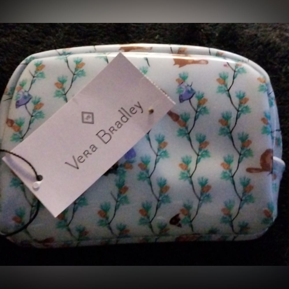 Vera Bradley Mini Dome Cosmetic Bag Merry Mischief